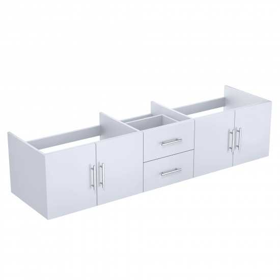 Geneva 80" Glossy White Vanity Cabinet Only