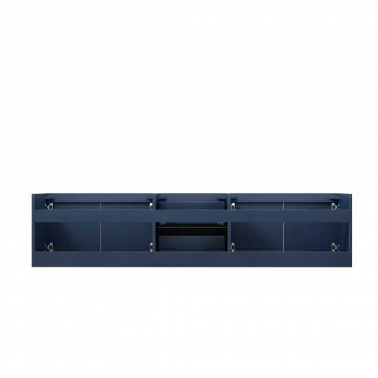 Geneva 80" Navy Blue Vanity Cabinet Only