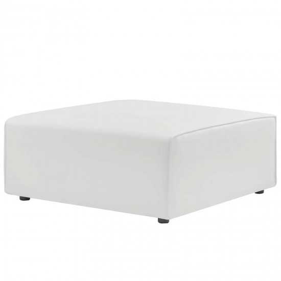 Mingle Vegan Leather Ottoman