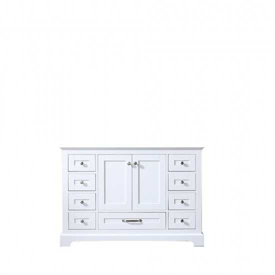 Dukes 48" White Vanity Cabinet Only