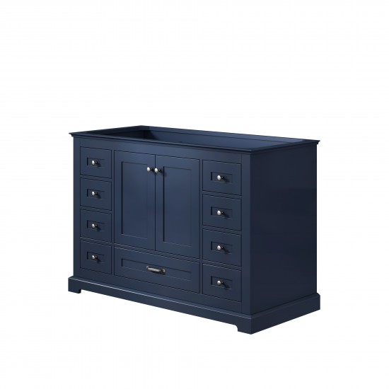 Dukes 48" Navy Blue Vanity Cabinet Only