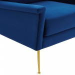 Chesapeake Performance Velvet Armchair