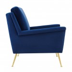 Chesapeake Performance Velvet Armchair