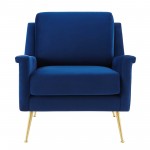 Chesapeake Performance Velvet Armchair