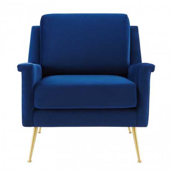 Chesapeake Performance Velvet Armchair