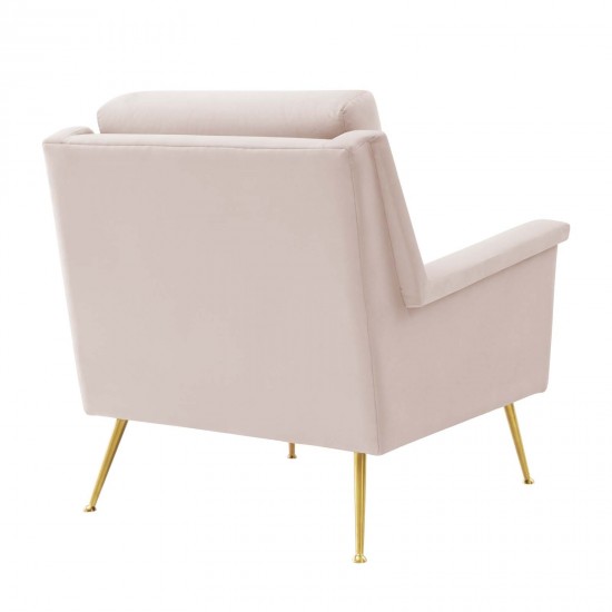 Chesapeake Performance Velvet Armchair