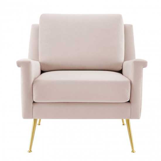 Chesapeake Performance Velvet Armchair