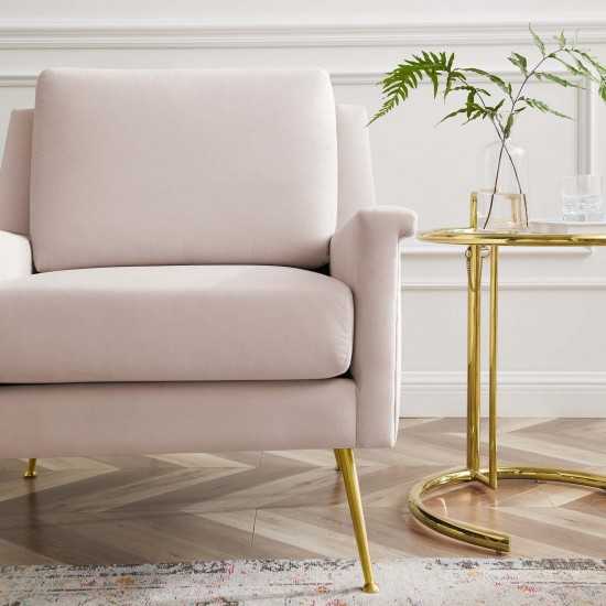 Chesapeake Performance Velvet Armchair
