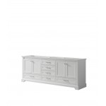 Dukes 80" White Vanity Cabinet Only