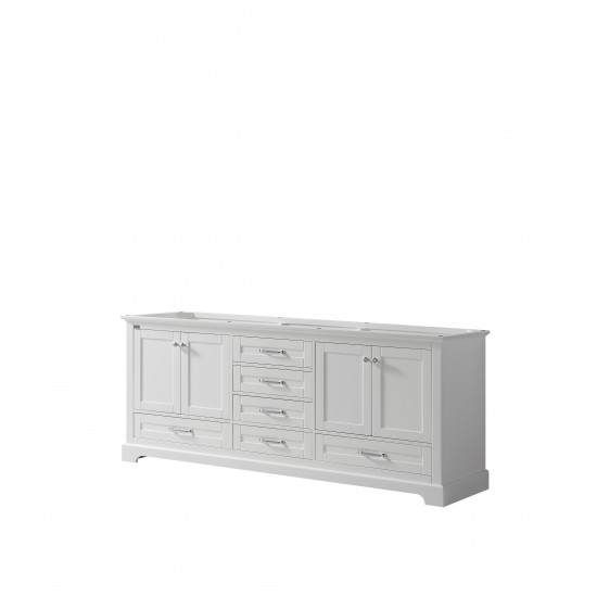 Dukes 80" White Vanity Cabinet Only