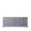 Dukes 80" Dark Grey Vanity Cabinet Only