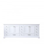 Dukes 84" White Vanity Cabinet Only