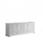 Dukes 84" White Vanity Cabinet Only