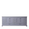 Dukes 84" Dark Grey Vanity Cabinet Only