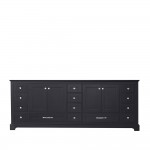 Dukes 84" Espresso Vanity Cabinet Only