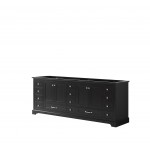 Dukes 84" Espresso Vanity Cabinet Only