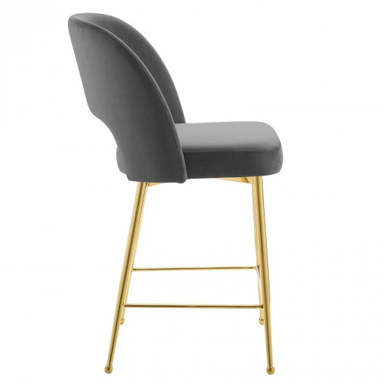 Rouse Performance Velvet Counter Stool