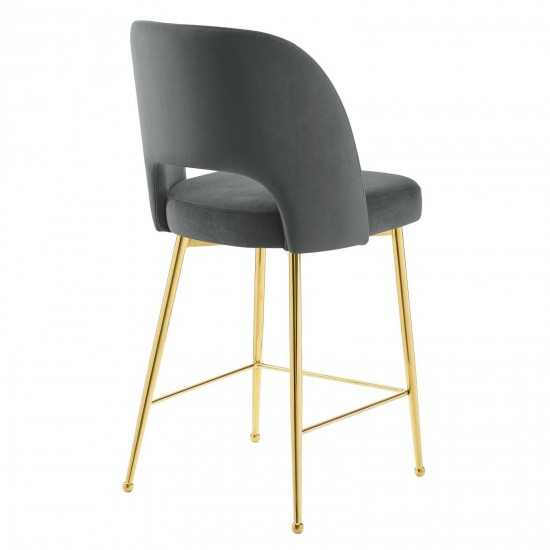 Rouse Performance Velvet Counter Stool