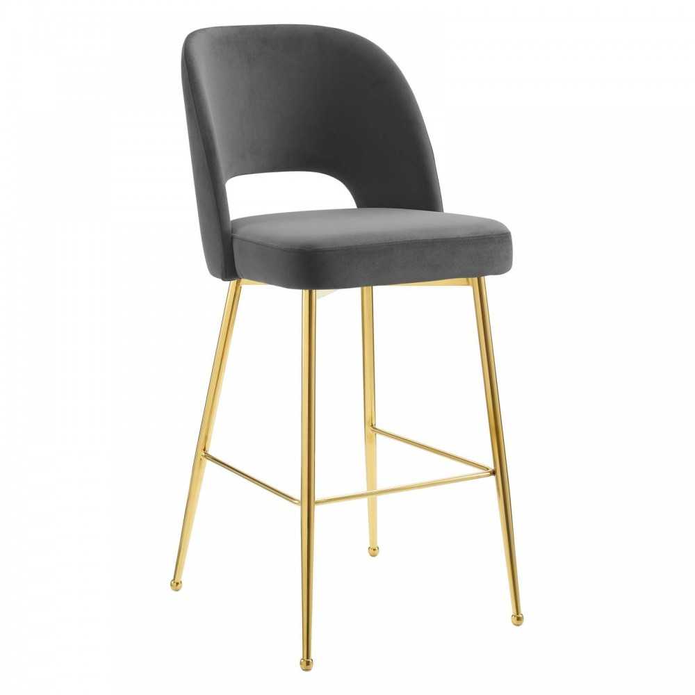 Rouse Performance Velvet Bar Stool Rouse Performance Velvet Bar Stool