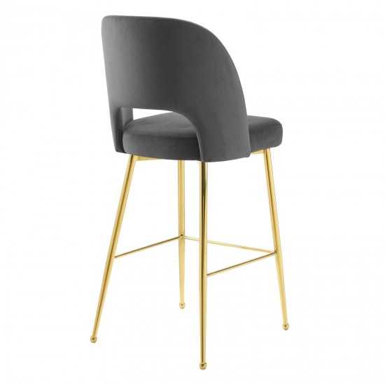 Rouse Performance Velvet Bar Stool
