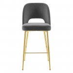 Rouse Performance Velvet Bar Stool