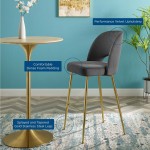 Rouse Performance Velvet Bar Stool