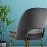 Rouse Performance Velvet Bar Stool