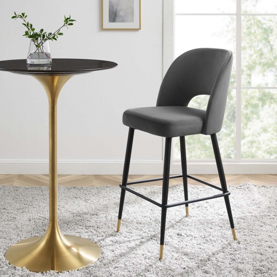 Rouse Performance Velvet Bar Stool