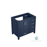 Jacques 36" Navy Blue Vanity Cabinet Only - Left Version