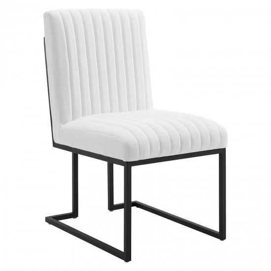 Indulge Channel Tufted Fabric Dining Chair