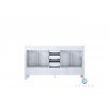 Jacques 60" White Vanity Cabinet Only