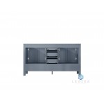 Jacques 60" Dark Grey Vanity Cabinet Only