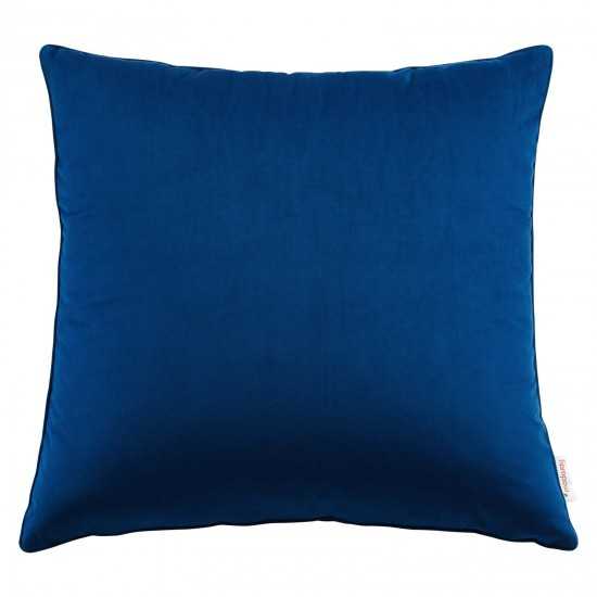 Enhance 24" Performance Velvet Throw Pillow