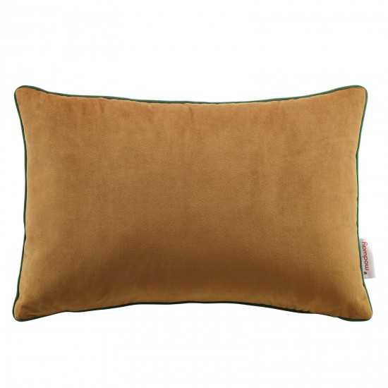 Accentuate 18" Lumbar Performance Velvet Throw Pillow