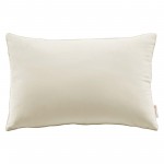 Enhance 24" Lumbar Performance Velvet Throw Pillow