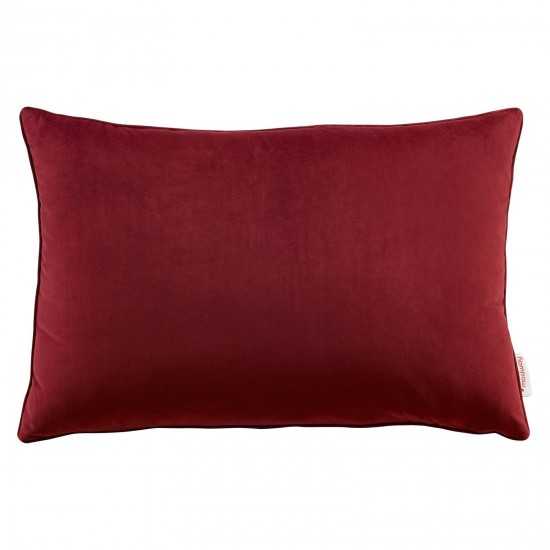 Enhance 24" Lumbar Performance Velvet Throw Pillow