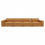 Restore Vegan Leather 4-Piece Sofa