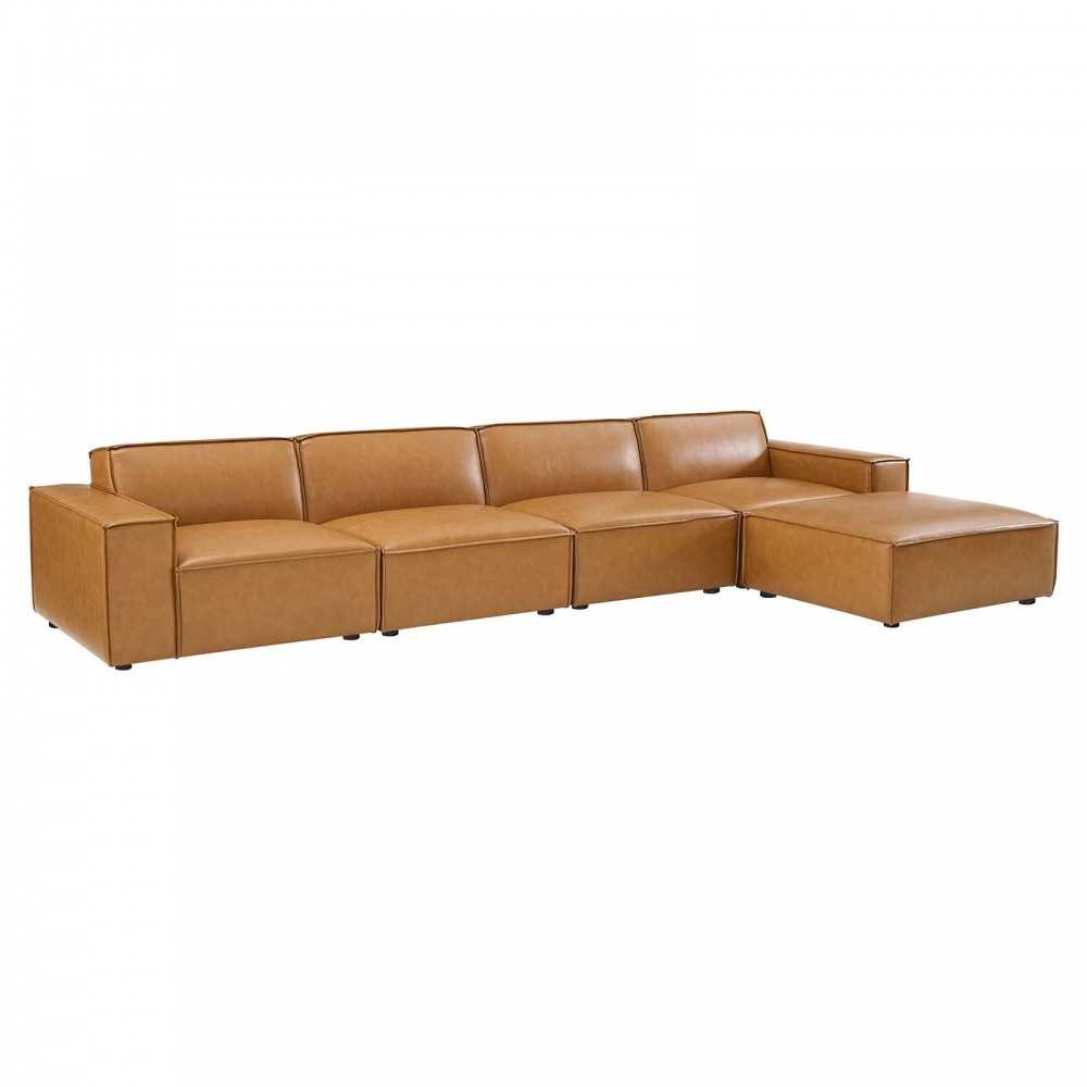 Restore 5-Piece Vegan Leather Sectional Sofa