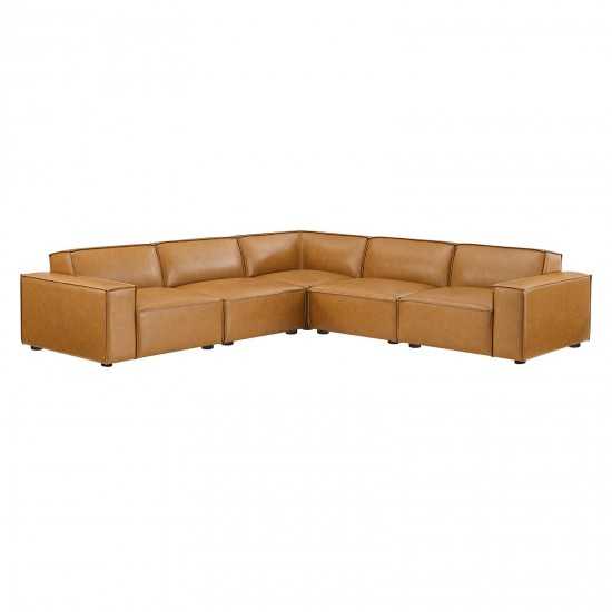 Restore 5-Piece Vegan Leather Sectional Sofa