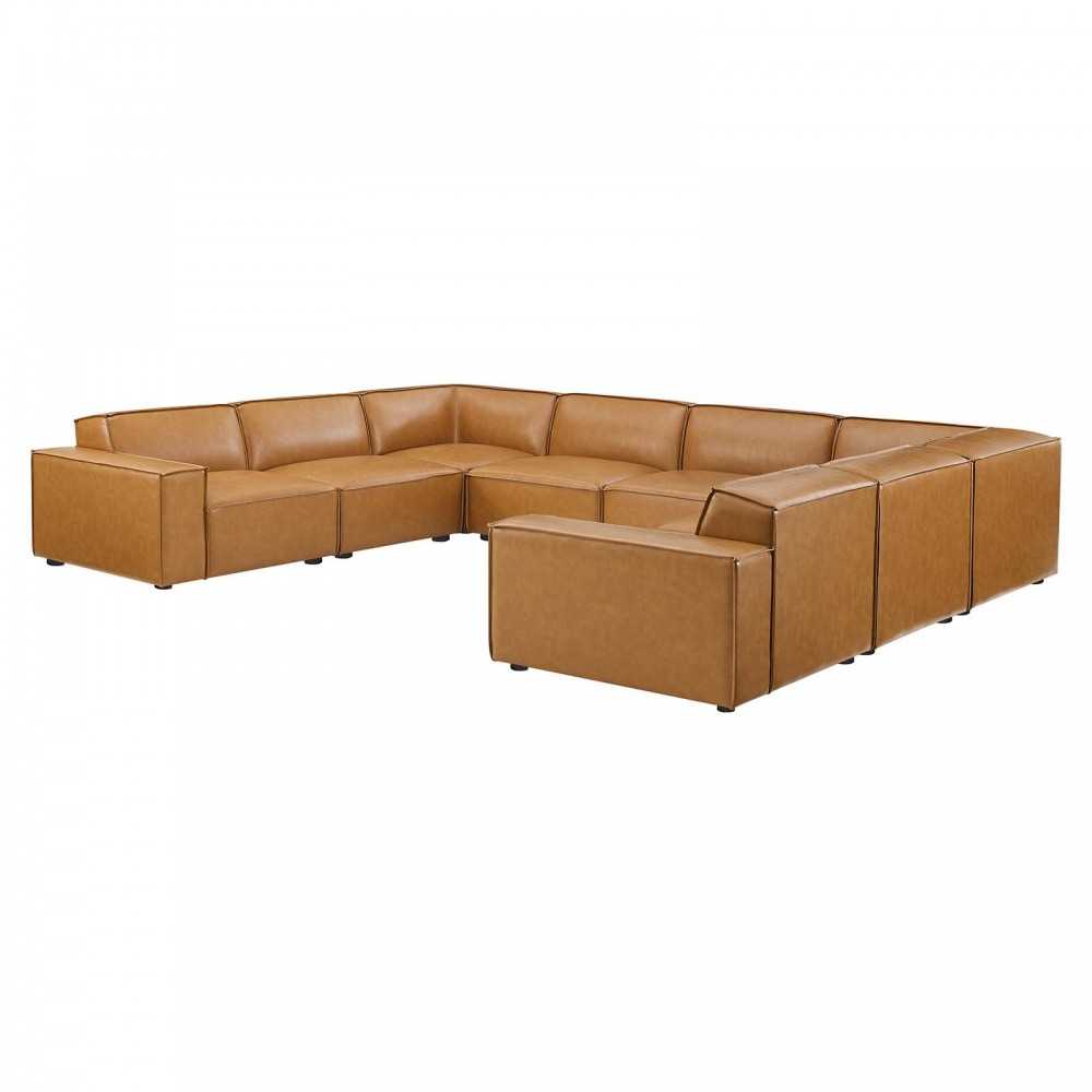 Restore 8-Piece Vegan Leather Sectional Sofa