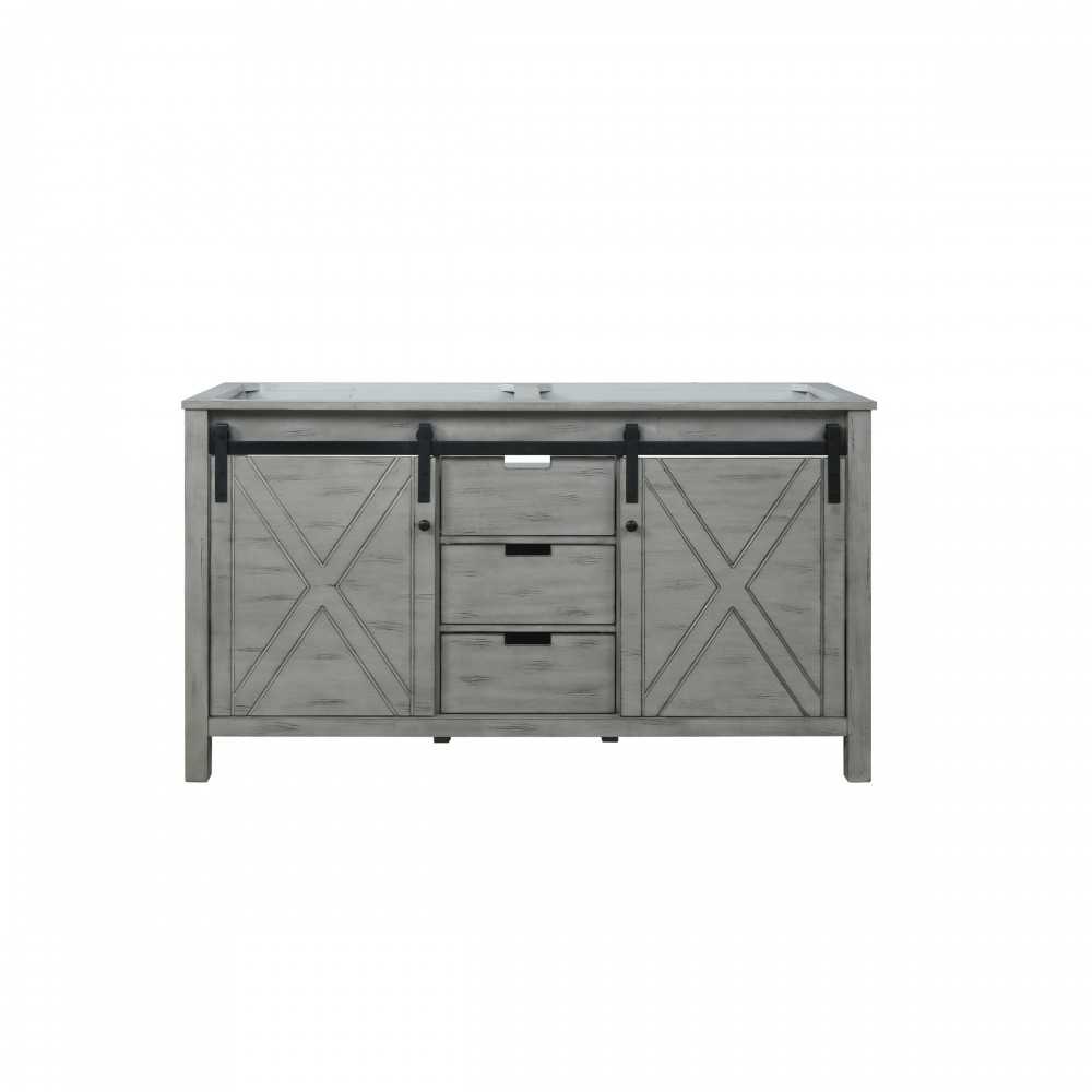 Marsyas 60" Ash Grey Vanity Cabinet Only