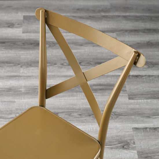 Gear Metal Dining Chairs - Set of 2