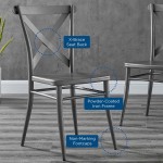 Gear Metal Dining Chairs - Set of 2