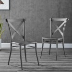 Gear Metal Dining Chairs - Set of 2