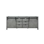 Marsyas 80" Ash Grey Vanity Cabinet Only