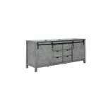 Marsyas 80" Ash Grey Vanity Cabinet Only