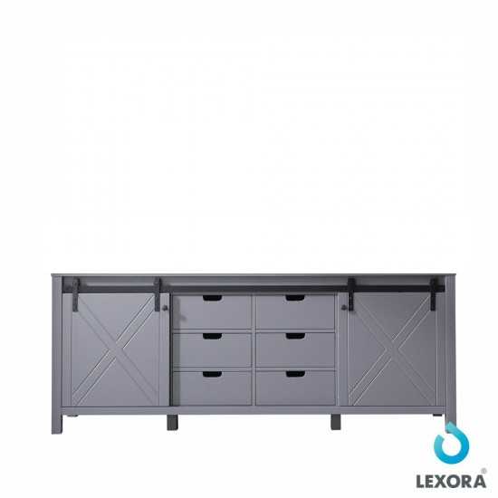 Marsyas 84" Dark Grey Vanity Cabinet Only