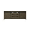 Marsyas 84" Rustic Brown Vanity Cabinet Only