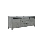 Marsyas 84" Ash Grey Vanity Cabinet Only