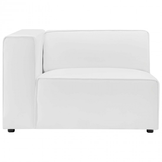 Mingle Vegan Leather 4-Piece Sofa and 2 Ottomans Set